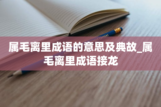 属毛离里成语的意思及典故_属毛离里成语接龙