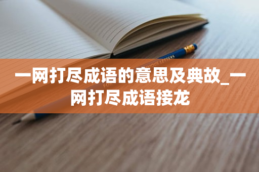 一网打尽成语的意思及典故_一网打尽成语接龙