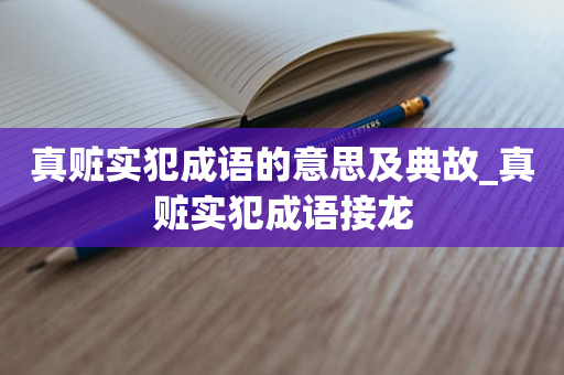 真赃实犯成语的意思及典故_真赃实犯成语接龙